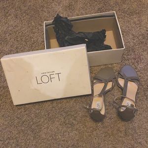 Ann Taylor loft shoes, 7.5, only worn once! This shoe prefers a slender foot.